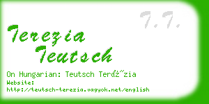 terezia teutsch business card